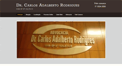Desktop Screenshot of carlosadalbertorodrigues.com.br